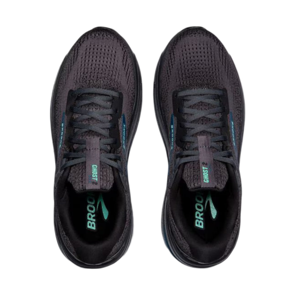 Tenis Brooks para Hombre Ghost Max 2 Negro-Azul