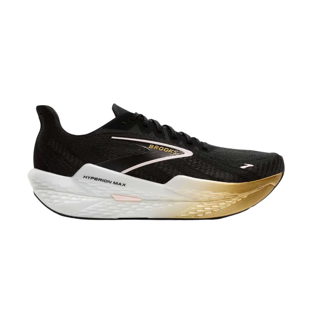 Tenis Brooks para Hombre Hyperion Max 2 Negro-Dorado