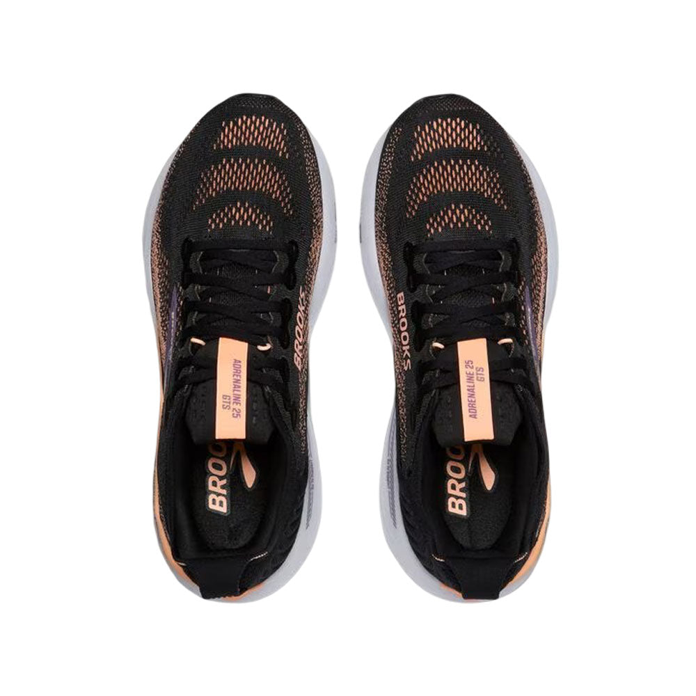 Tenis Brooks para Mujer Adrenaline GTS 25 Negro-Melón
