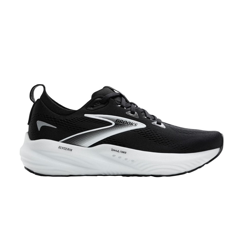 Calzado Brooks para Hombre Glycerin 22 Negro-Gris-Blanco