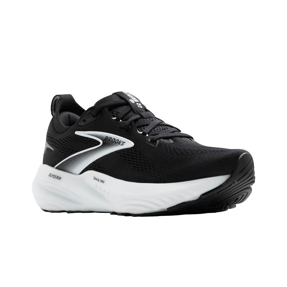 Calzado Brooks para Hombre Glycerin 22 Negro-Gris-Blanco