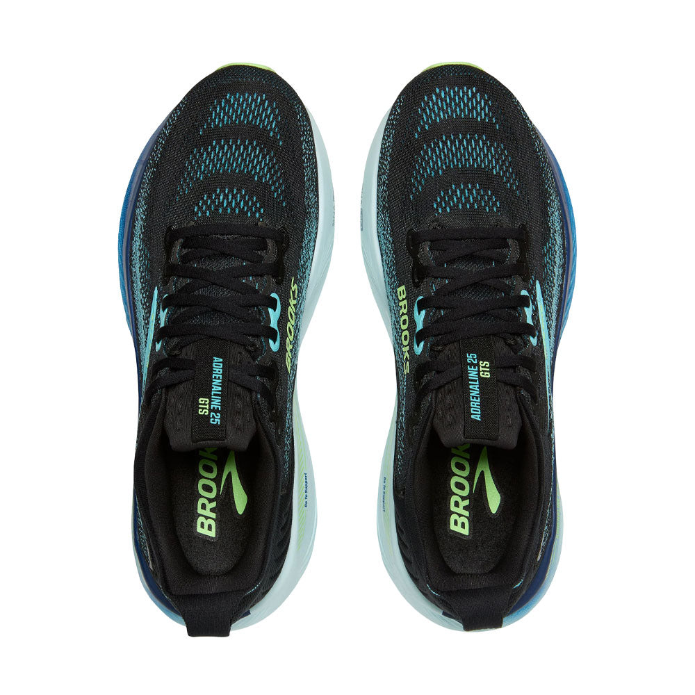Tenis Brooks para Hombre Adrenaline GTS 25 Negro-Azul