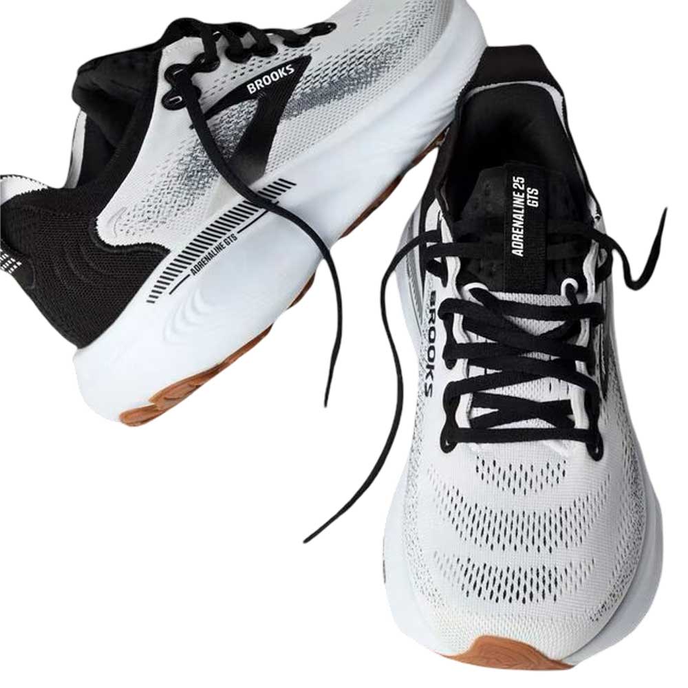 Tenis Brooks para Hombre Adrenaline GTS 25 Blanco-Negro