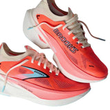 Tenis Brooks para Mujer Hyperion Max 3 Naranja-Blanco