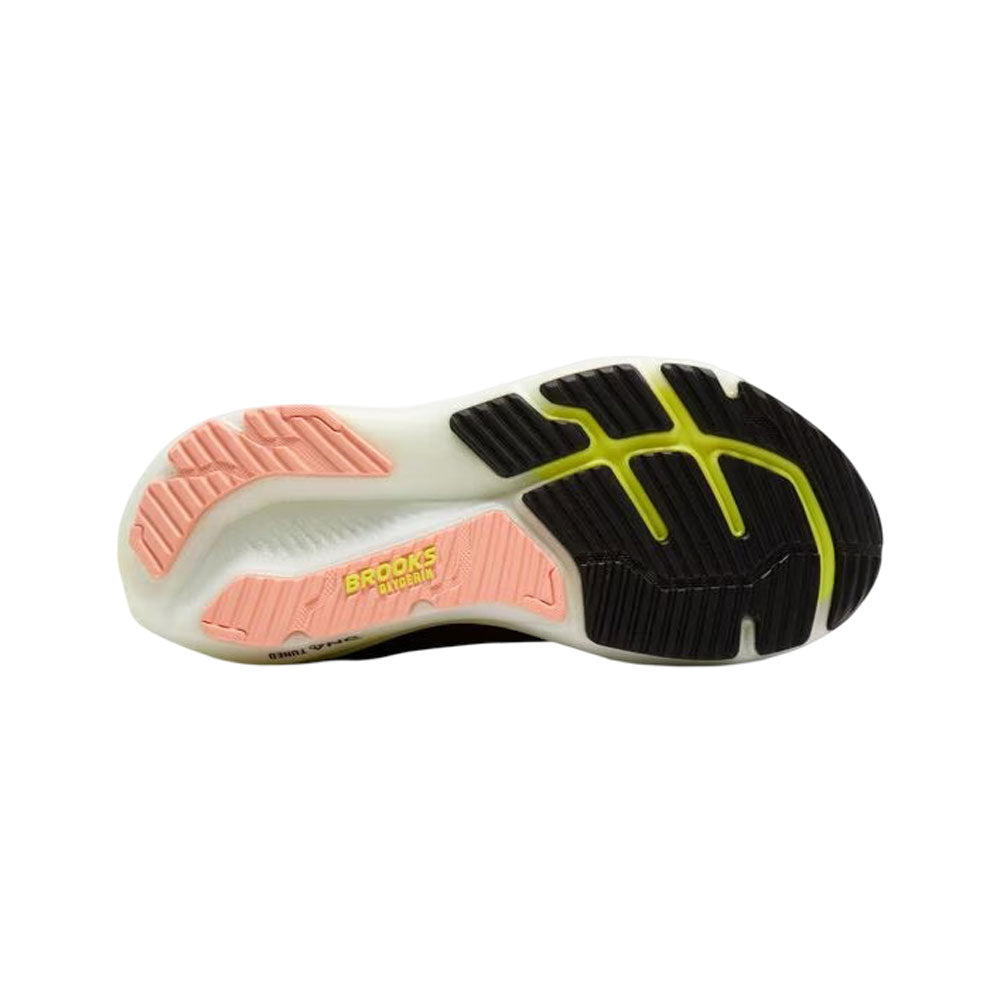 Tenis Brooks para Mujer Glycerin 23 Negro-Blanco-Melón