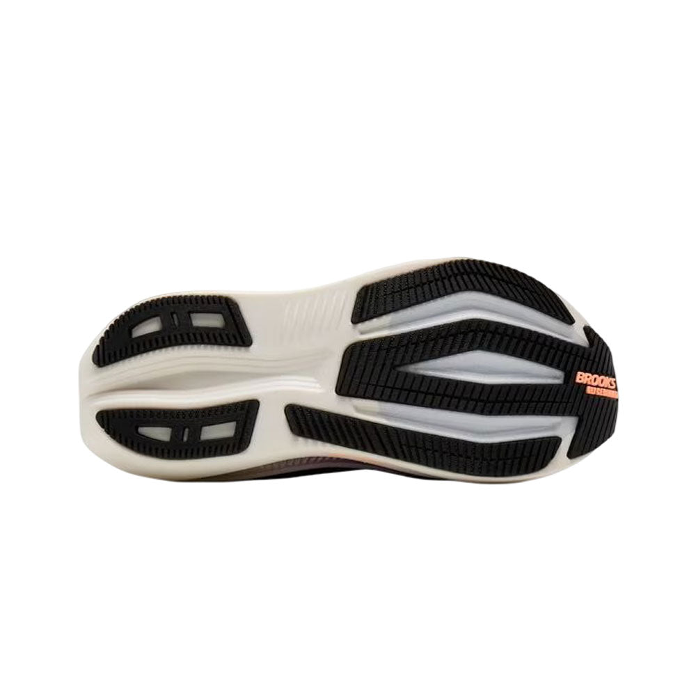 Tenis Brooks para Mujer Glycerin Max 2 Negro-Blanco-Naranja