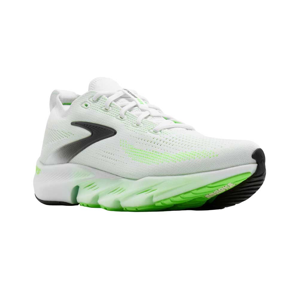 Tenis Brooks para Hombre Glycerin Flex Blanco-Verde