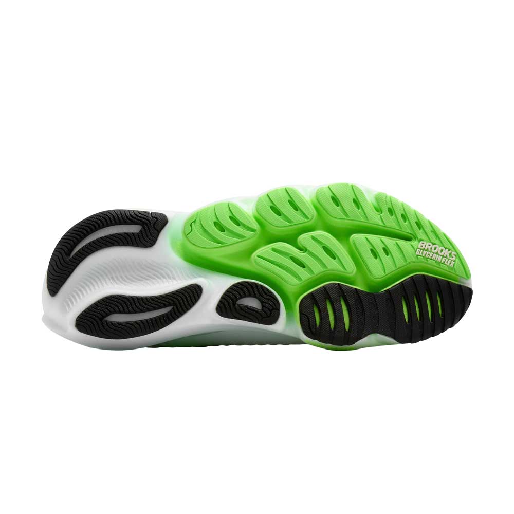 Tenis Brooks para Hombre Glycerin Flex Blanco-Verde
