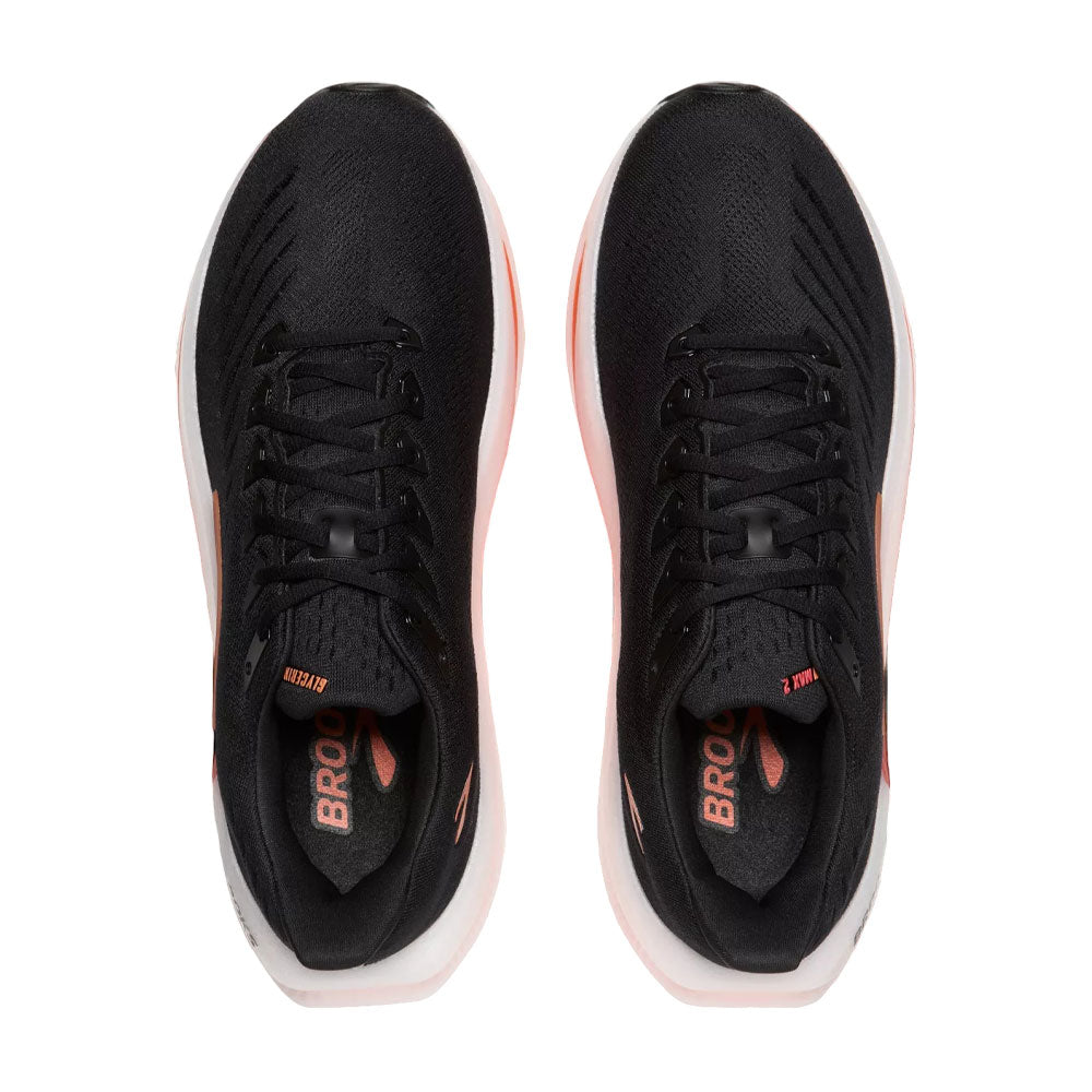 Tenis Brooks para Hombre Glycerin Max 2 Negro-Naranja