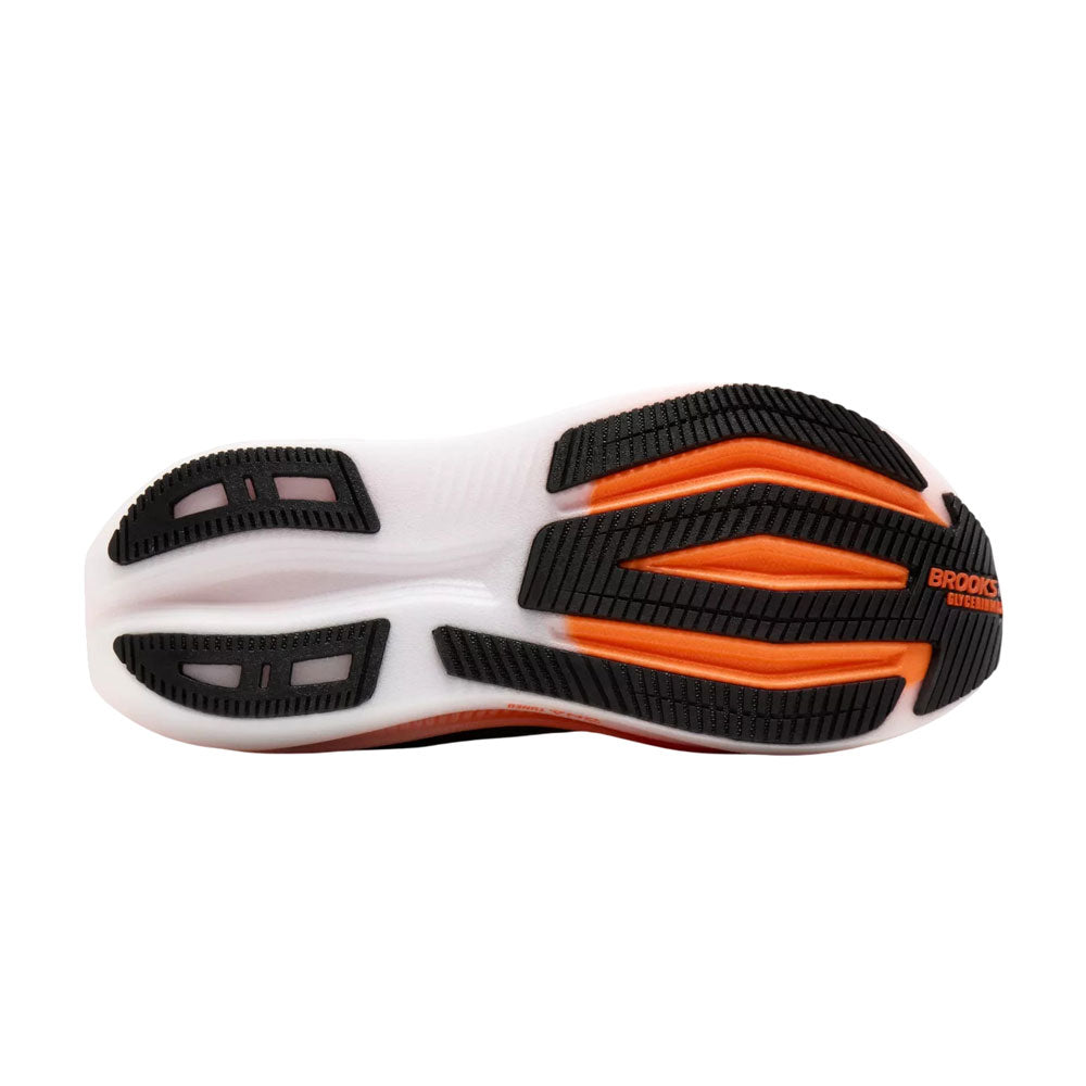 Tenis Brooks para Hombre Glycerin Max 2 Negro-Naranja