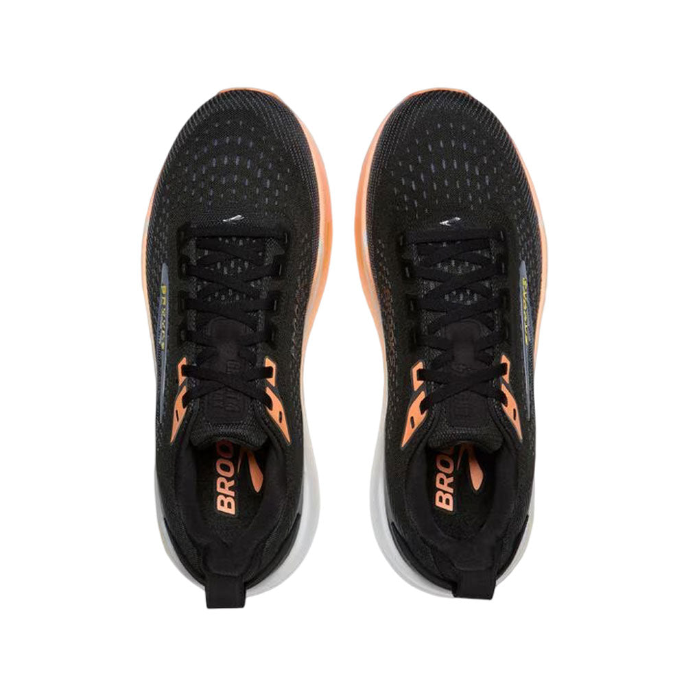 Tenis Brooks para Mujer Ghost Max 4 Negro-Melón
