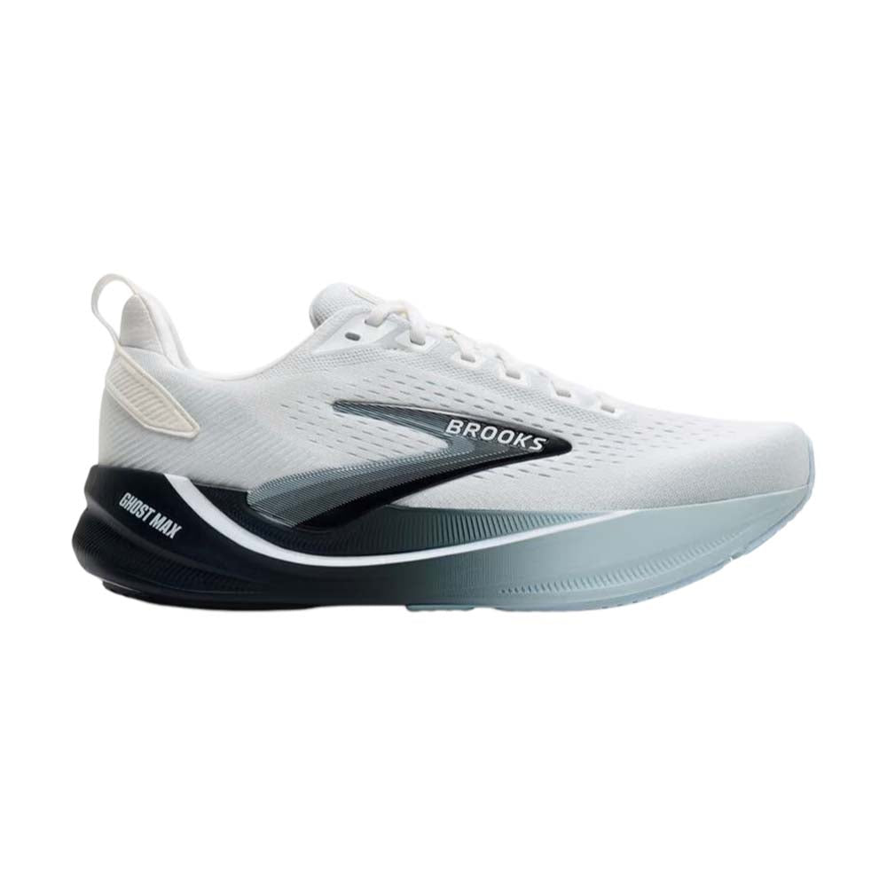 Tenis Brooks para Hombre Ghost Max 4 Blanco-Azul