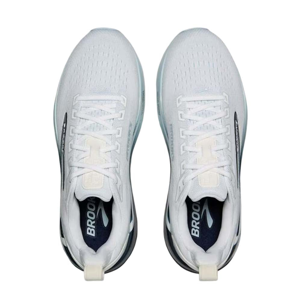 Tenis Brooks para Hombre Ghost Max 4 Blanco-Azul