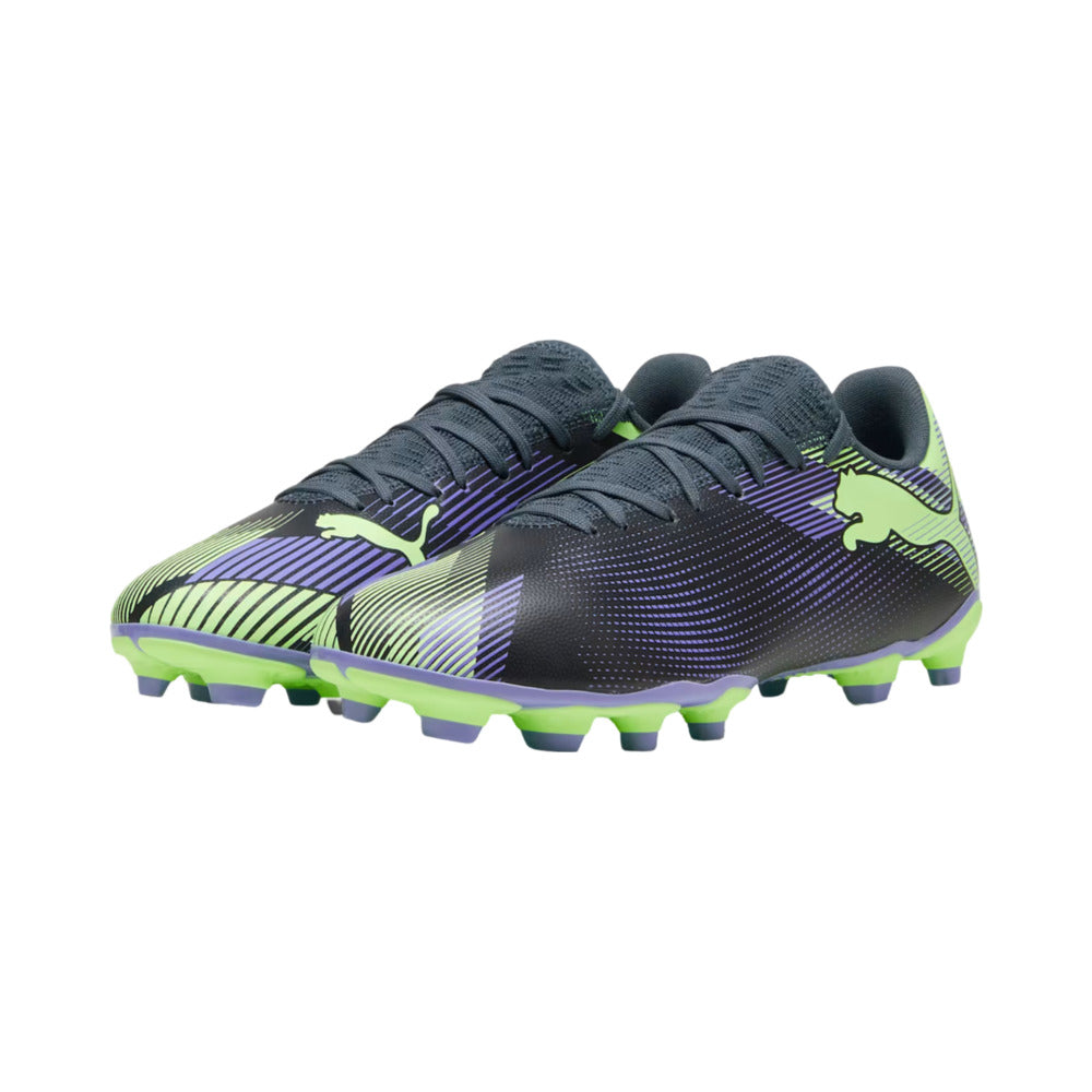 Tenis Puma para Hombre Future 7 Play FG/AG Gris-Morado