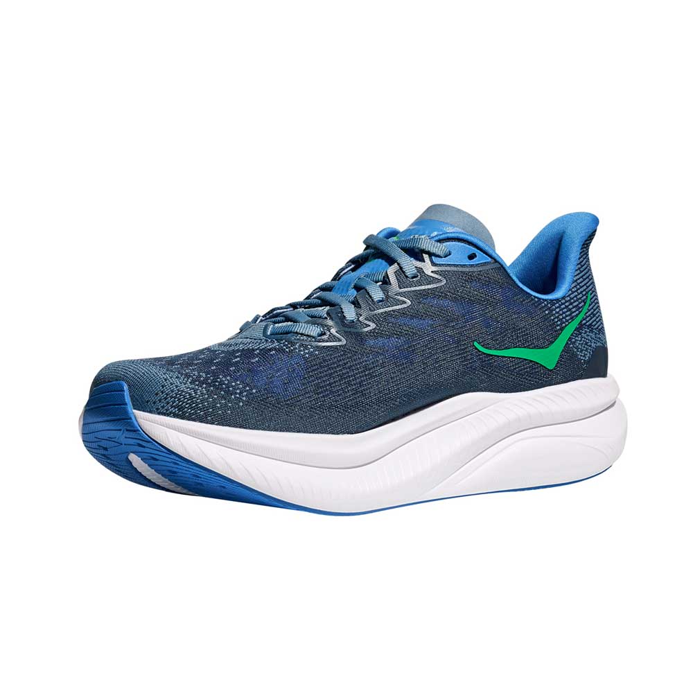 Tenis Hoka para Hombre Mach 6 Azul-Blanco