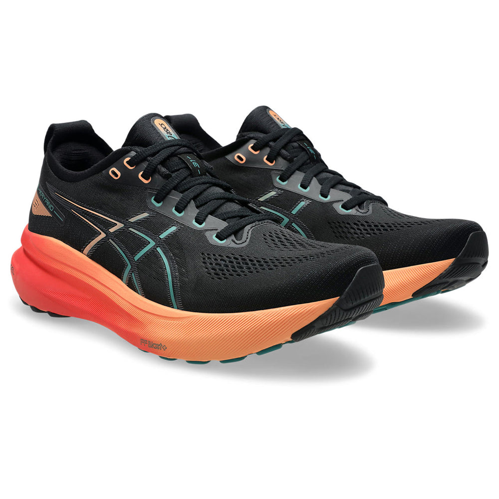 Tenis Asics para Hombre Kayano 31 Negro-Naranja