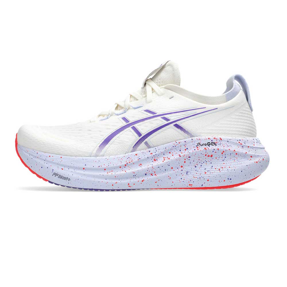 Tenis Asics para Hombre Nimbus 27 Tokyo Blanco-Morado