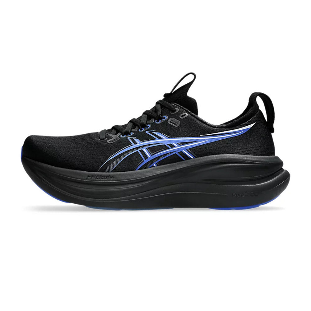 Tenis Asics para Hombre Nimbus 28 Negro-Azul