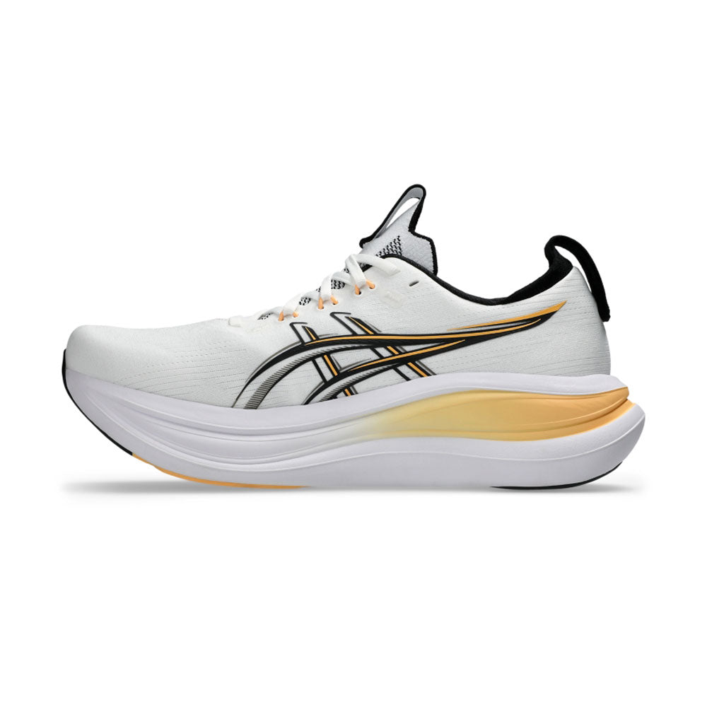 Tenis Asics para Hombre Nimbus 28 Rise & Shine Blanco-Naranja