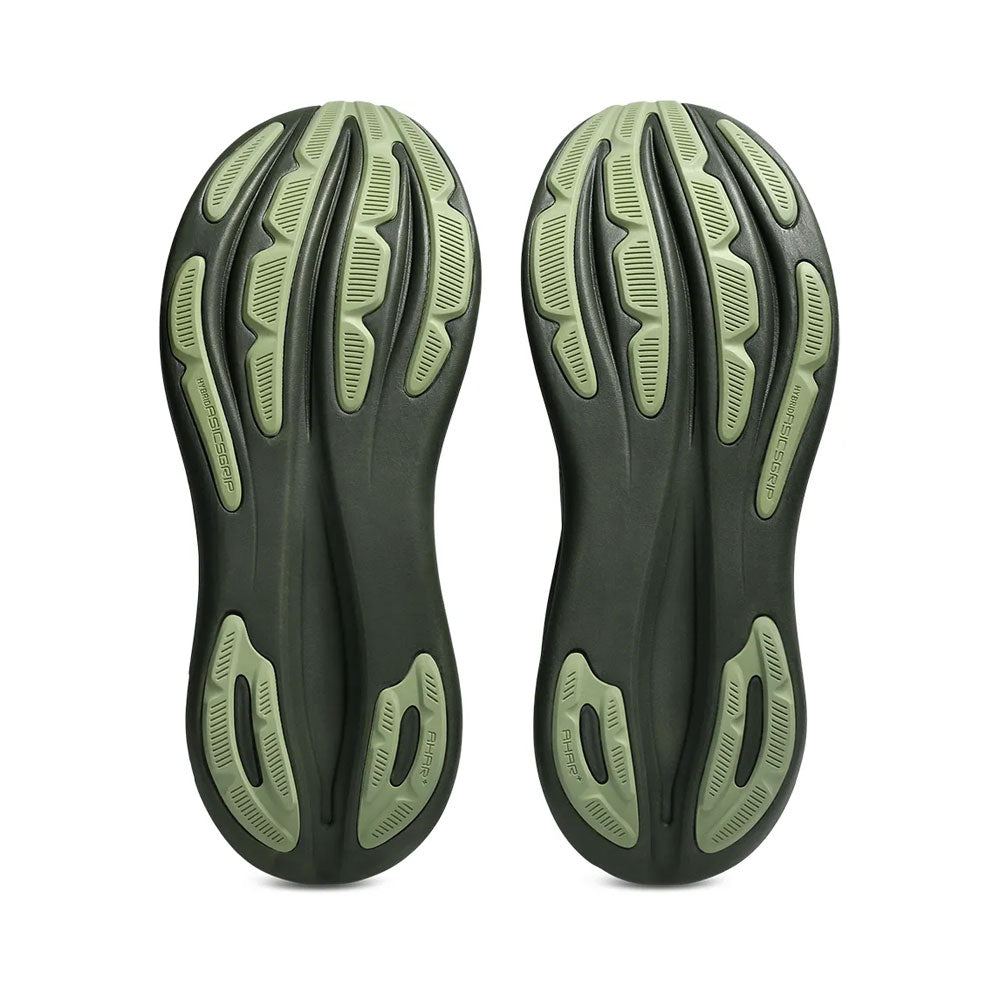 Tenis Asics para Hombre Nimbus 28 Negro-Verde