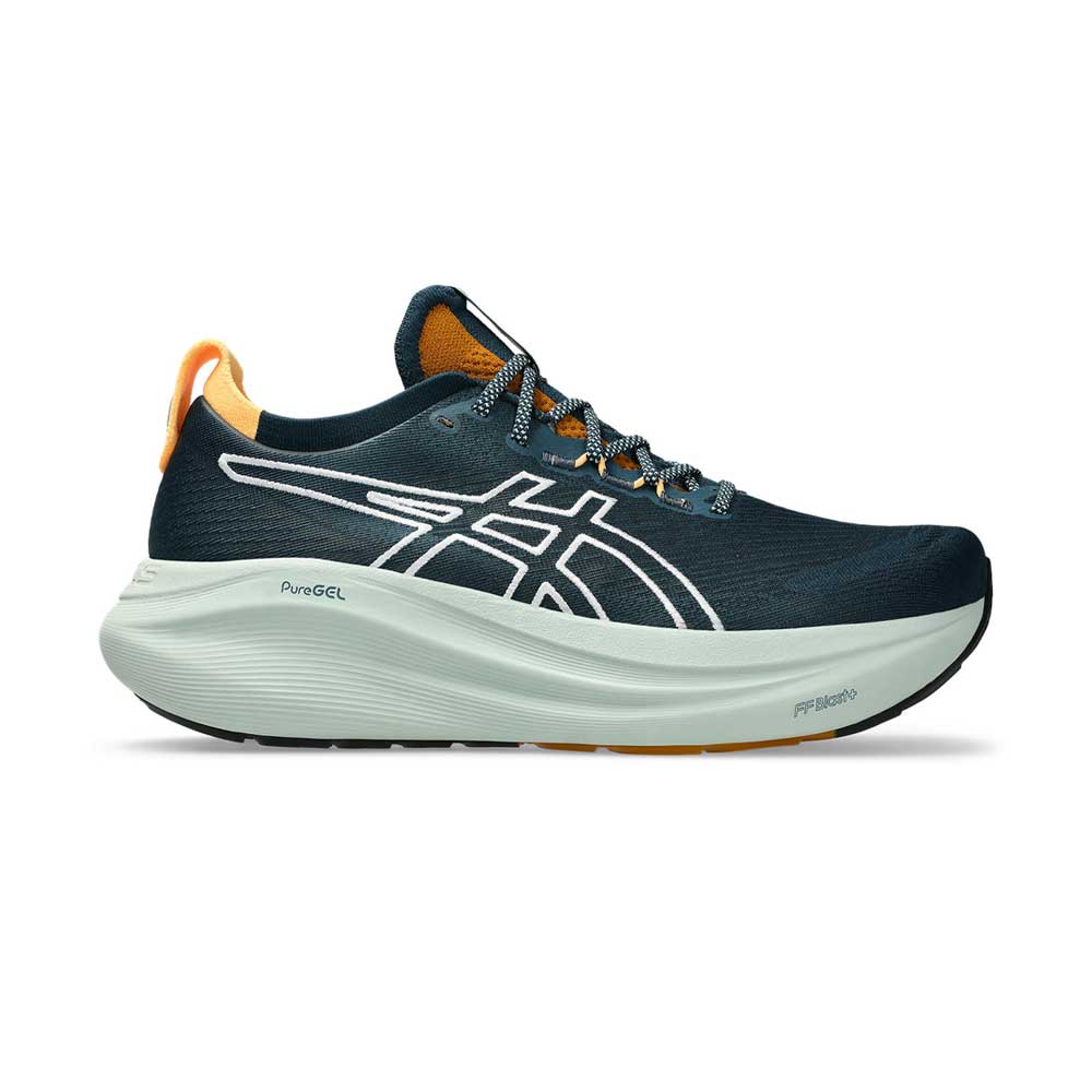 Tenis Asics para Hombre Nimbus 27 TR Nature Bathing Verde