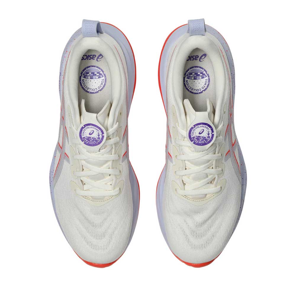 Tenis Asics para Hombre Cumulus 27 Tokyo Blanco-Morado