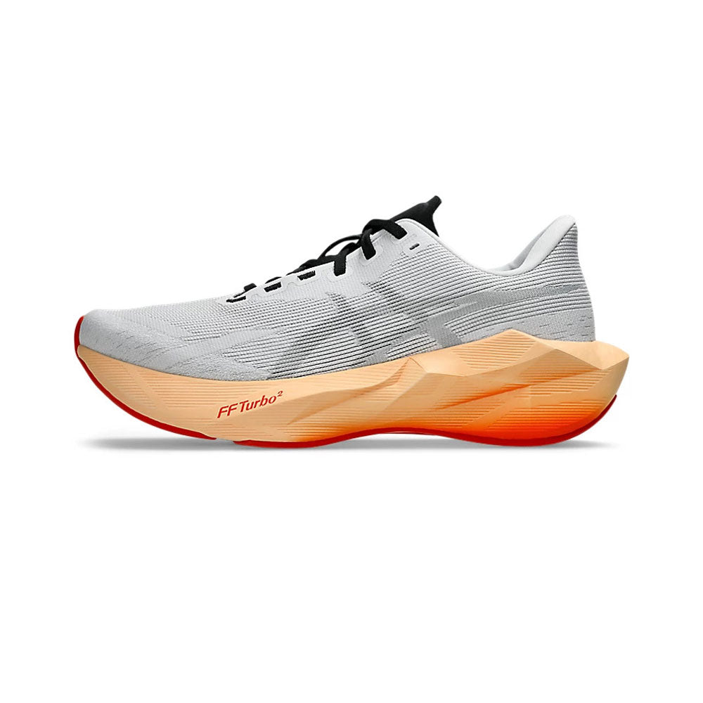 Tenis Asics para Hombre Novablast 6 Rise & Shine Blanco-Naranja