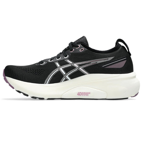 Tenis Asics para Mujer Kayano 31 Negro-Blanco