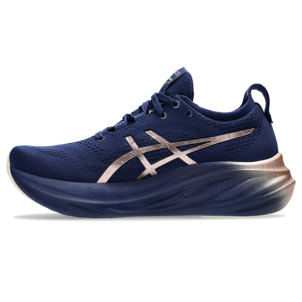 Tenis Asics para Mujer Nimbus 26 Platinum Pack Azul