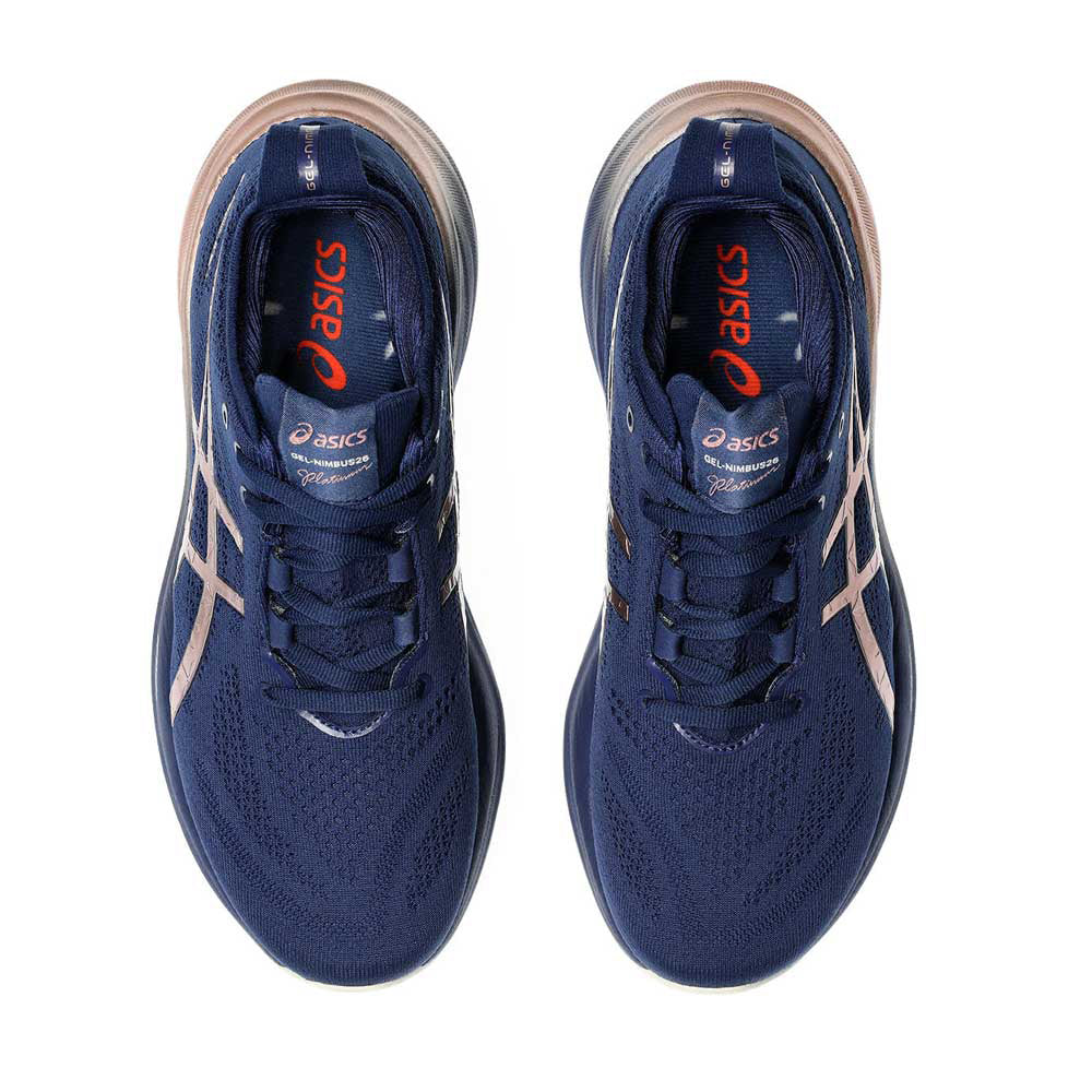 Tenis Asics para Mujer Nimbus 26 Platinum Pack Azul