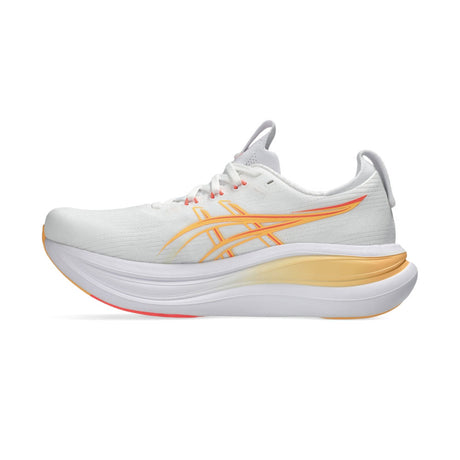 Tenis Asics para Mujer Nimbus 28 Rise & Shine Blanco-Coral