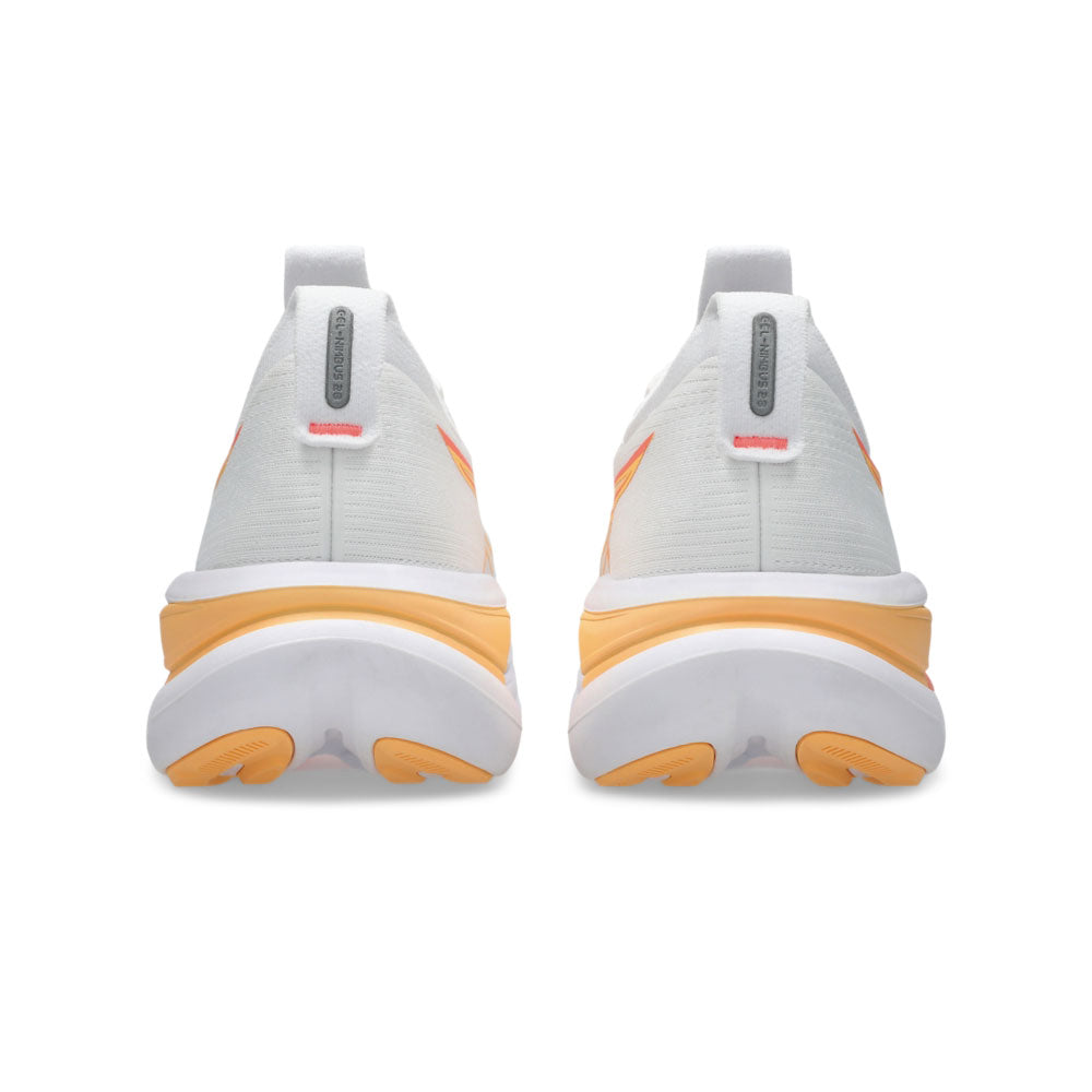 Tenis Asics para Mujer Nimbus 28 Rise & Shine Blanco-Coral