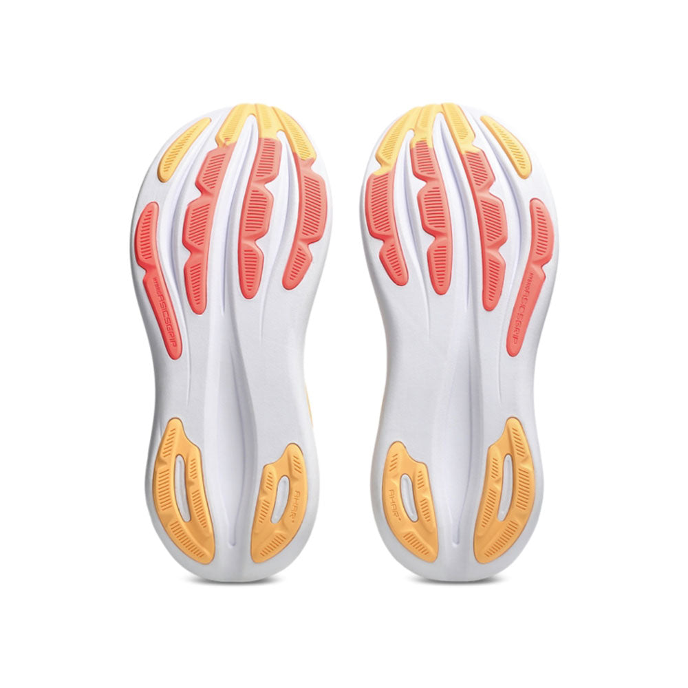 Tenis Asics para Mujer Nimbus 28 Rise & Shine Blanco-Coral