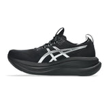 Tenis Asics para Mujer Nimbus 28 Platinum Negro