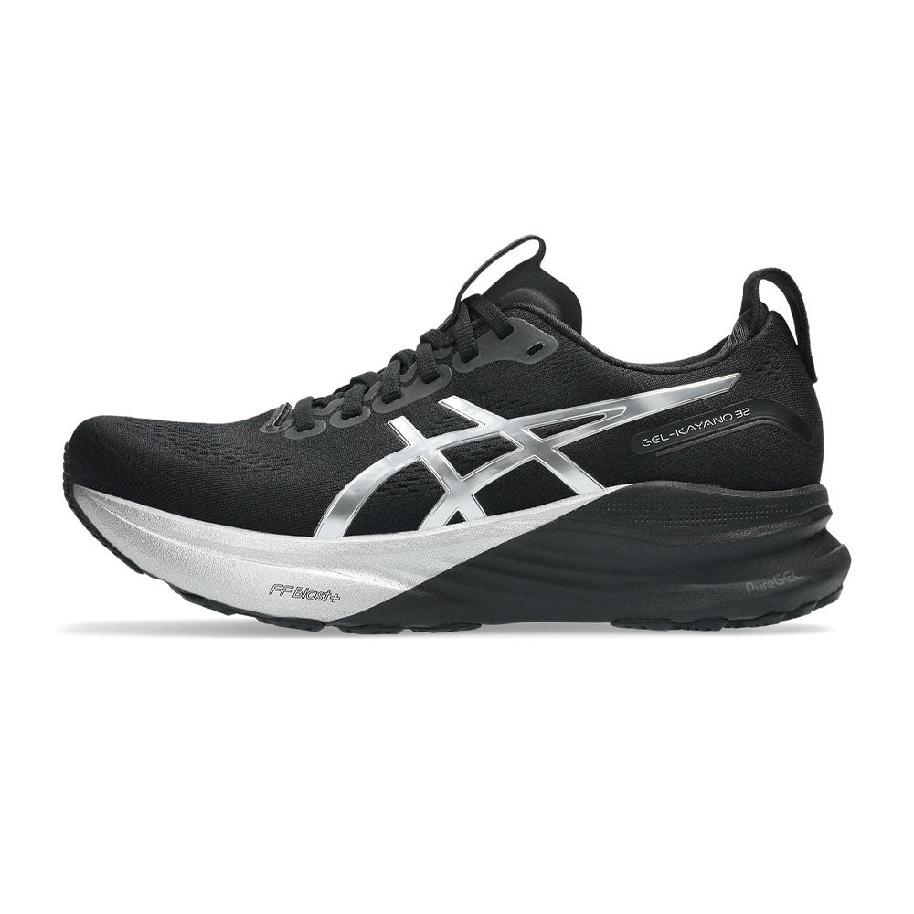 Tenis Asics para Mujer Kayano 32 Platinum Negro