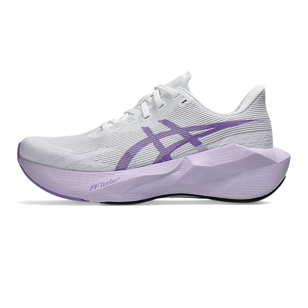 Tenis Asics para Mujer Novablast 6 Blanco-Morado