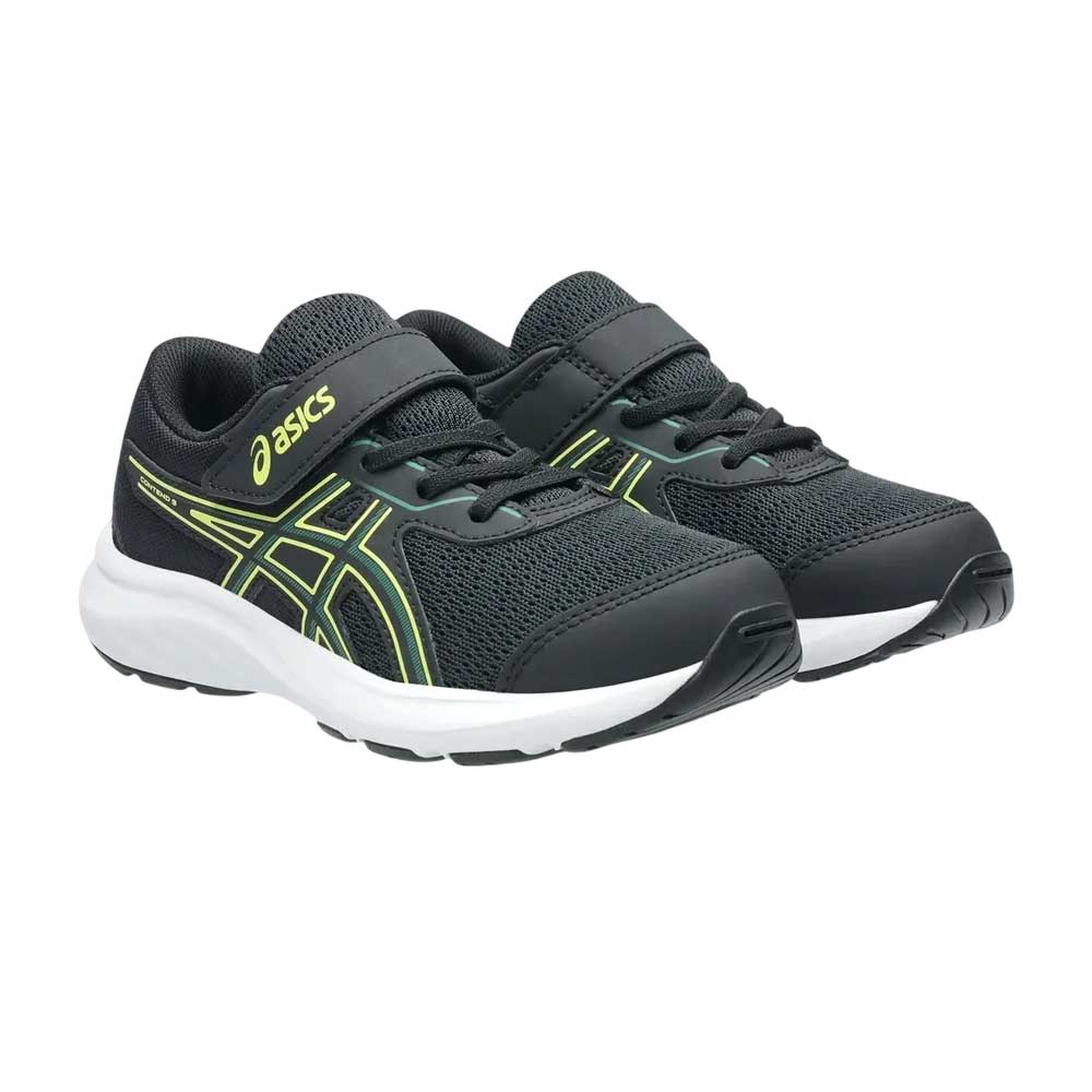 Tenis Asics para Niño Contend 9 PS Negro-Verde