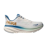 Tenis Hoka para Hombre Clifton 9 Blanco-Dorado