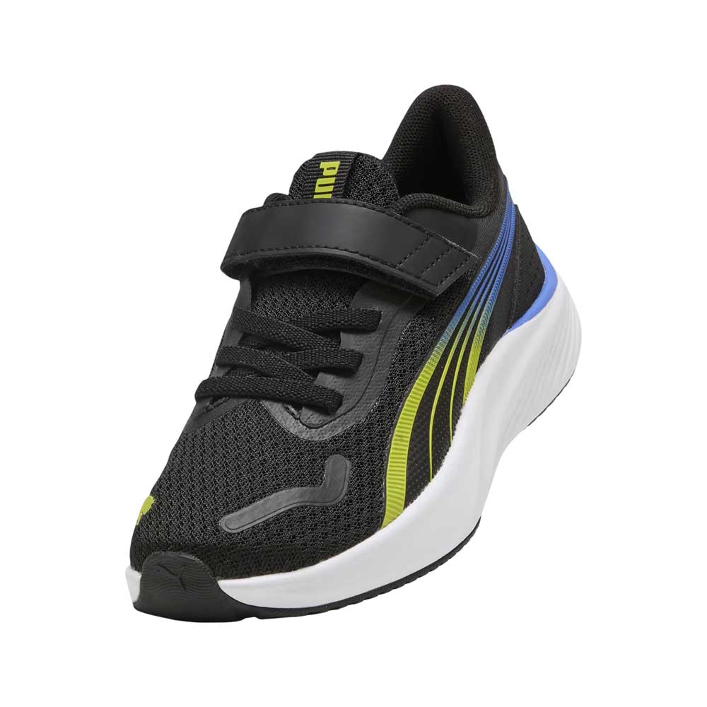 Tenis Puma para Niño Pounce Lite Negro-Verde