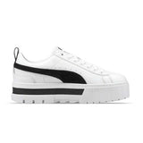 Tenis Puma para Mujer Mayze Leather Blanco-Negro