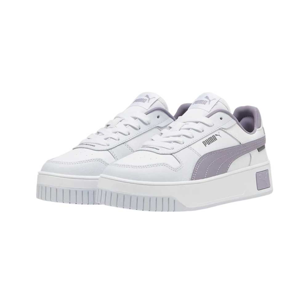 Tenis Puma para Mujer Carina Street Blanco-Lila