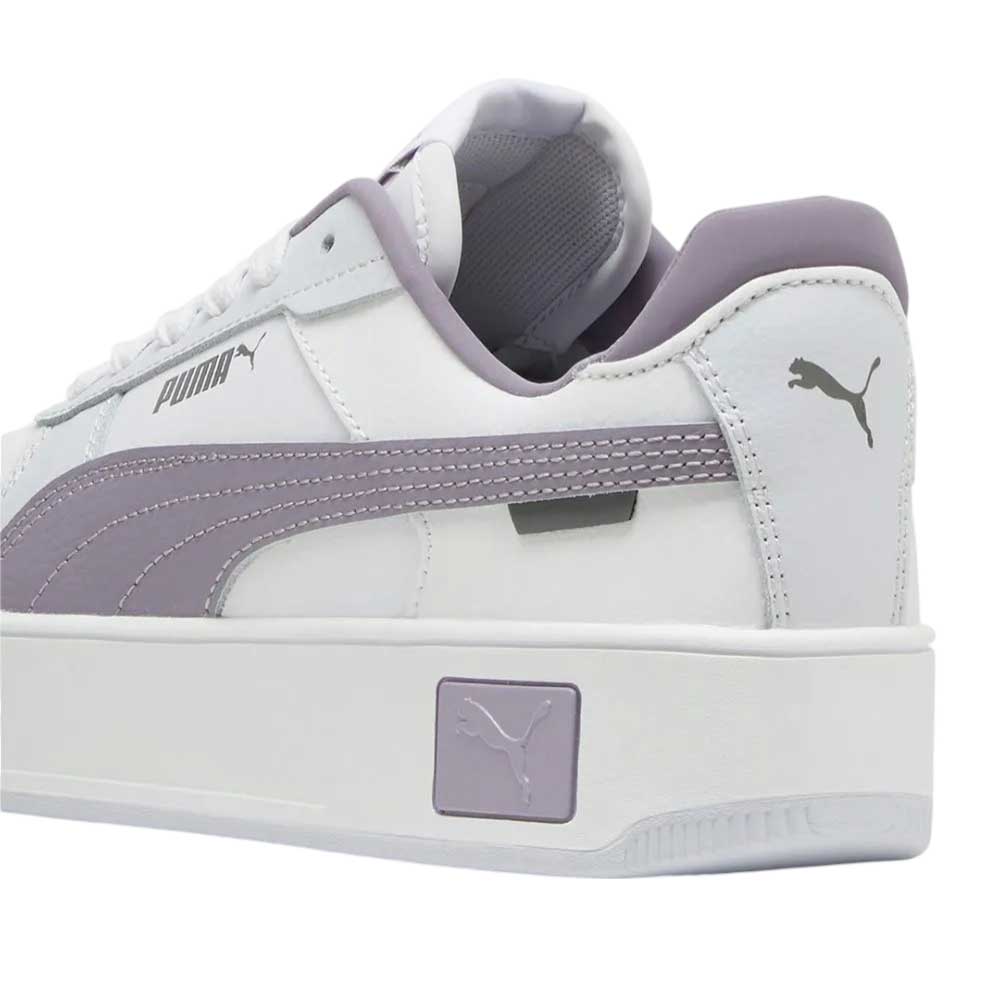 Tenis Puma para Mujer Carina Street Blanco-Lila