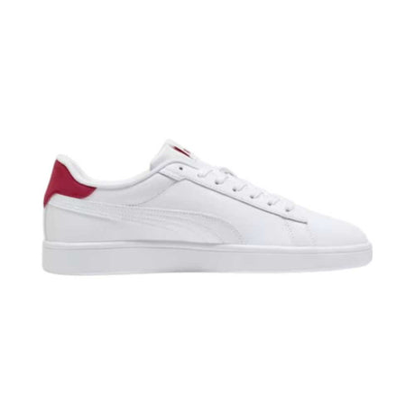 Calzado Puma para Hombre Smash 3.0 Blanco-Rojo