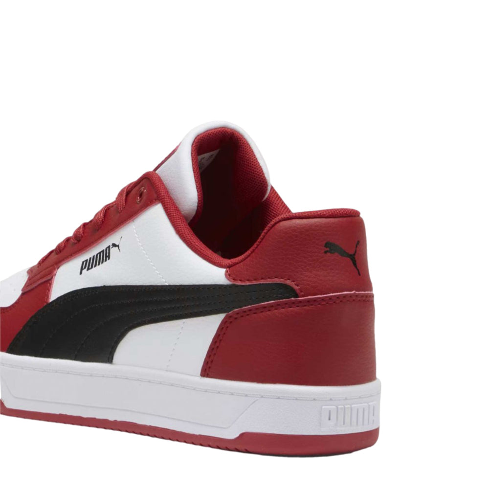 Tenis Puma para Hombre Caven 2.0 Blanco-Rojo-Negro