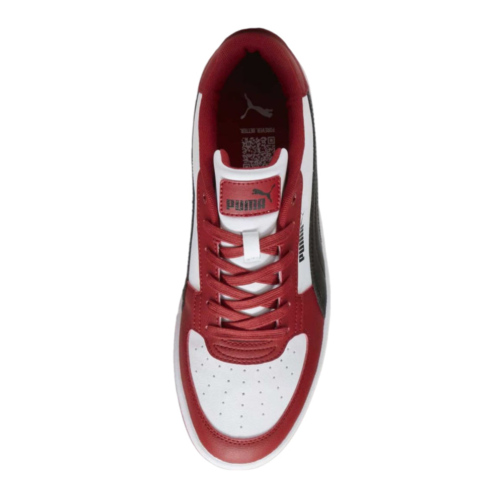 Tenis Puma para Hombre Caven 2.0 Blanco-Rojo-Negro