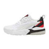 Tenis Puma para Hombre Vis2K Blanco-Gris-Rojo