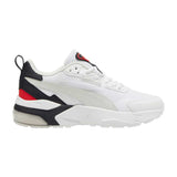 Tenis Puma para Hombre Vis2K Blanco-Gris-Rojo