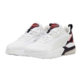 Tenis Puma para Hombre Vis2K Blanco-Gris-Rojo