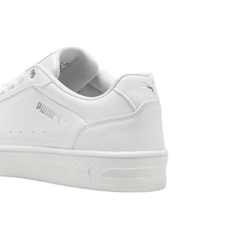 Tenis Puma para Mujer Court Classy Blanco-Plata