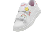 Tenis Puma para Niña Smash 3 Badges V PS Blanco